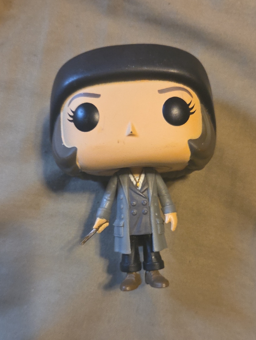 Funko Grey and Brown Female Figure Funko‎ Pop